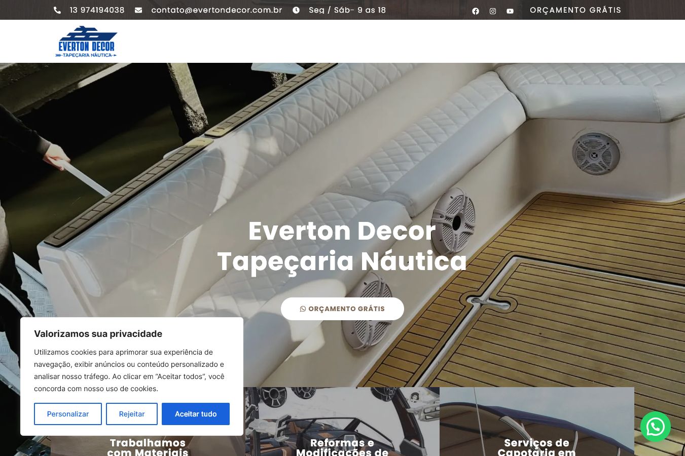 Miniatura do site Everton Decor